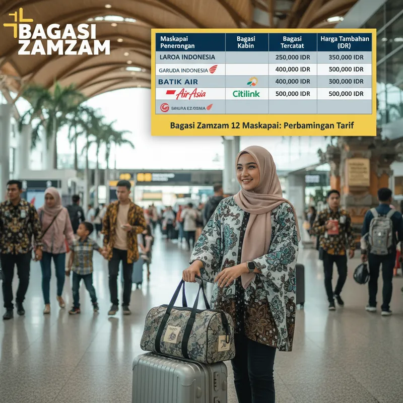 Aturan Bagasi Air Zamzam di Pesawat 2026