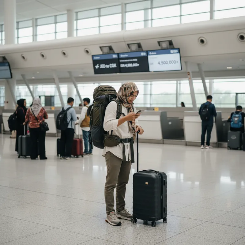 Tiket Pesawat Jeddah (JED) ke Jakarta (CGK) — Jadwal, Harga IDR