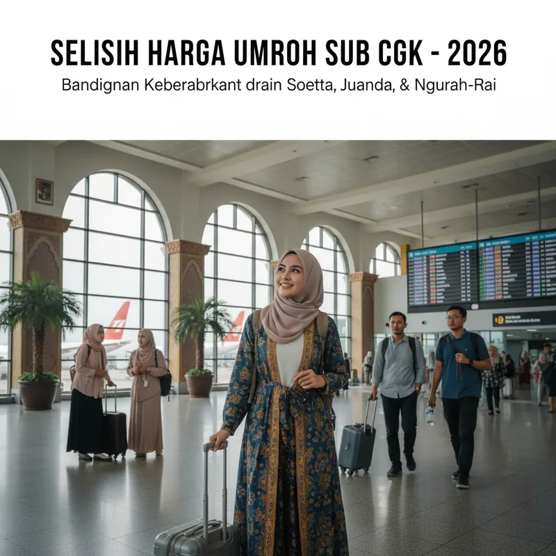 Selisih Harga Umroh dari Surabaya vs Jakarta 2026